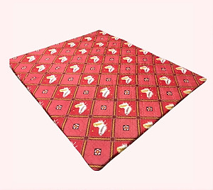 Nệm Cao Su Tổng Hợp Chần Gòn Diamond 5cm Đủ Size ( Giao Màu Ngẫu Nhiên ) Tặng Kèm Drap Nệm