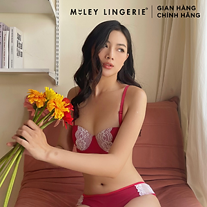 Áo Ngực Cúp Ngang Phối Viền Ren  Miley Lingerie BRM04202