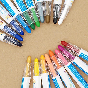 Bút sáp màu xoay Twist Crayon 36 màu - Túi nhựa PVC 