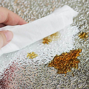 Giấy bạc dán tường nhà bếp chống thấm dầu, thấm nước tiện dụng, cách nhiệt