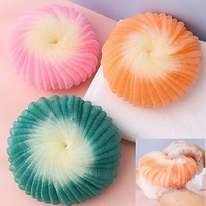 Bông Tắm Tròn Tạo Bọt Lưới PE Mềm Mịn, Kỳ Cọ Tẩy Da Chết Dễ Dàng - HÀNG CHÍNH HÃNG MINIIN