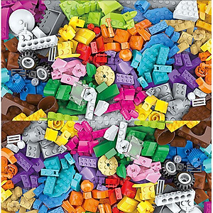 Bộ Lắp Ghép  Vuông Đa Chủ Đề Với 460 Chi Tiết Cho Bé Vừa Chơi Vừa Học Phát Triển Tư Duy và Sáng Tạo- Hàng Chính Hãng 