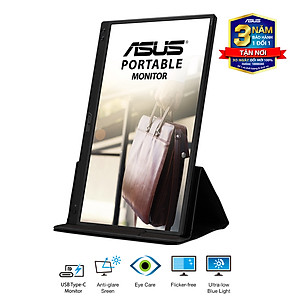 Màn Hình Di Động ASUS ZenScreen MB166C 15.6" IPS Full HD USB-C - Hàng Chính Hãng