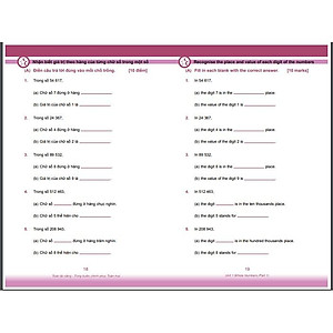 Sách Toán Tài năng 4, Toán lớp 4 ( Bộ 2 cuốn 4A, 4B, 9 - 10 tuổi )