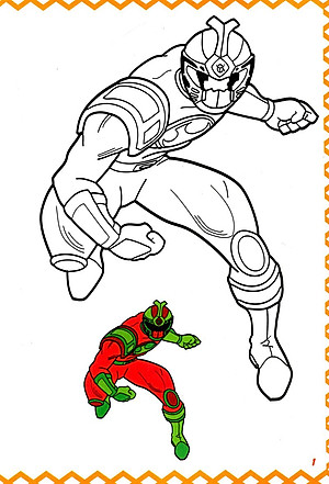 Sách Bé Tô Màu Siêu Nhân - Quyển D