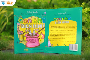 Sách thiếu nhi -  Con Chữ Biến Hình - Sách dạy vẽ cho bé từ 4 tuổi trở lên