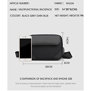 Túi đeo chéo nam nữ usisex Hàn quốc BEE GEE - 0137