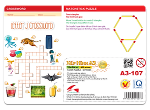 Xếp hình Tia Sáng Zig &amp; Sharko  (48 Mảnh Ghép) - Tặng kèm câu đố mặt sau cho bé