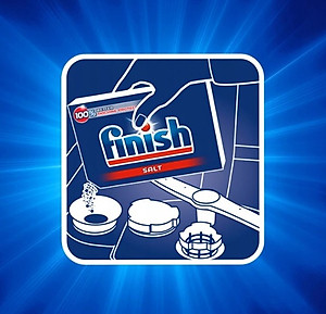 Muối rửa bát Finish 1,5kg - Hàng chính hãng - Nhập khẩu EU