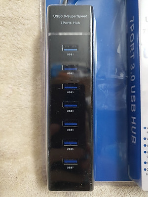 Hub chia 7 cổng USB, usb Hub tốc độ 3.0 - Hàng chính hãng