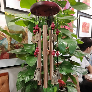Chuông gió phong thủy 4 thanh may mắn