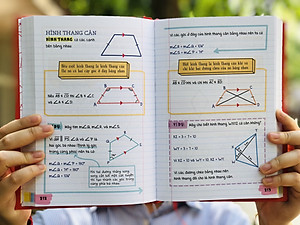 Sách sổ tay hình học tổng hợp kiến thức toán hình từ lớp 8 đến lớp 12