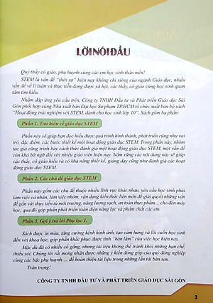 Hoạt Động Trải Nghiệm Với Steam Dành Cho Học Sinh - Lớp 10