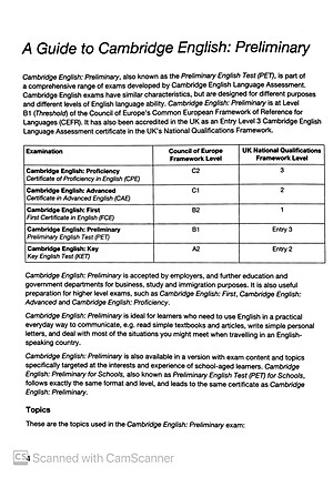Cambridge English Preliminary - Preliminary English Test 8 with Answers (reprint edition)