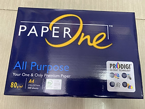 Giấy photo Paper One A4/80 gsm