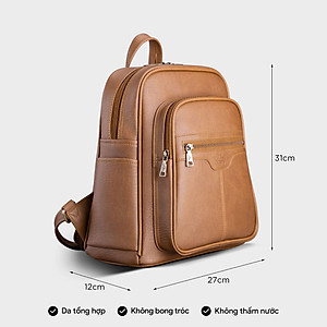 Balo Lata ( Thời trang nữ tiện lợi cỡ lớn - Balo da BAL40 )