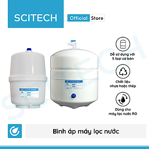 Bình áp máy lọc nước (Tặng kèm van bình áp) - Hàng chính hãng