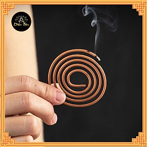 1 hộp 48 khoanh Nhang trầm vòng hương thảo mộc thơm đặc biệt - tặng cắm hương