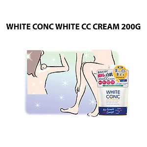 Combo dưỡng trắng da White ConC (Kem dưỡng ẩm làm trắng da Watery Cream 90g +Kem dưỡng trắng da toàn thân ban ngày 200g)