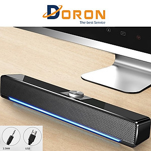 Loa Máy Tính Doron V-196 - Âm Thanh Siêu Trầm 4D, Bass Êm - Hàng Chính Hãng