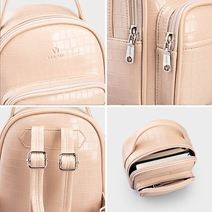 Balo Yuumy ( Thời trang nữ thiết kế tối giản - Balo da Verein YBA83 )