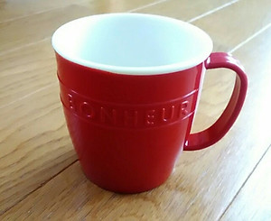 Cốc nhựa giả sứ Yamada Bonheur 300ml - Hàng nội địa Nhật Bản