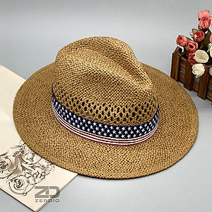 Mũ Rơm, Nón Phớt Cói Rộng Vành Nam Nữ Cao Cấp MP047