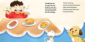 Sách Bộ Kỹ Năng Trong Sinh Hoạt I - Ăn Thế Nào Cho Đủ - How To Eat Healthy (Song Ngữ Việt - Anh)