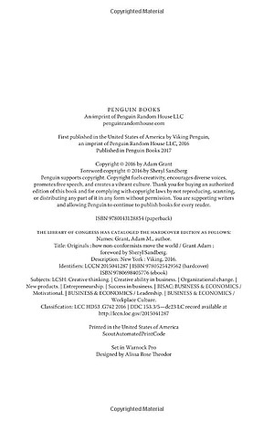 Sách Originals: How Non-Conformists Move The World