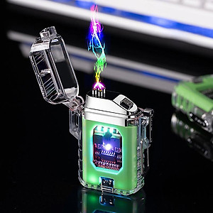 Vỏ Hột Quẹt Bật Lửa Sạc Điện USB K30 Tia Lửa Điện Plasma Chống Nước Cực Tốt - Full Hộp Đựng