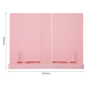 Giá đọc sách chống cận thị bằng nhựa Deli - màu trắng /hồng/xanh dương- 70530 / 70530A