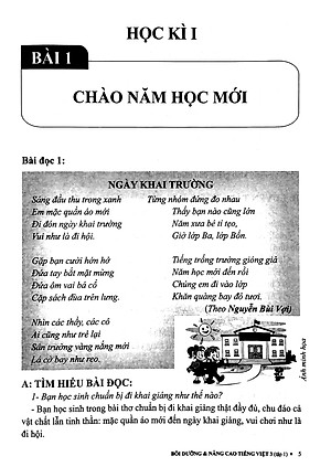 Bồi Dưỡng Và Nâng Cao Tiếng Việt 3 - Tập 1 (Theo Chương Trình GDPT Mới - Dùng Chung Cho 3 Bộ Sách) (CTM - Dùng chung cho 3 bộ sách)