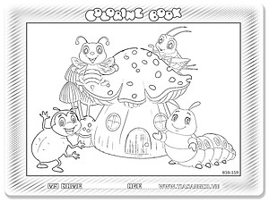 Xếp hình Tia Sáng Ngôi nhà hình nấm (30 Mảnh Ghép) - Tặng kèm tranh tô màu cho bé