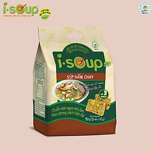 Combo 3 Túi Canh ISOUP (Kim Chi + Mây+ Súp Nấm) - Canh Ăn Liền Sấy Thăng Hoa