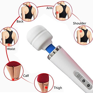Máy Mát Xa HV280 Không Dây Pin Sạc 100% Seal Chính Hãng, Máy Massage HV280 Maggic Wand 10 Kiểu Tốc Độ Mạnh Mẽ Bản Nâng Cấp