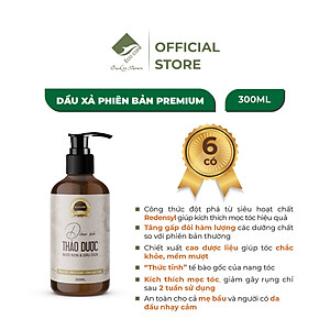 Dầu Gội Thảo Dược ECOCARE PREMIUM 300ml Đạt Chuẩn CGMP, Dầu Gội Xả Thiên Nhiên Sạch Gàu, Phục Hồi Hư Tổn