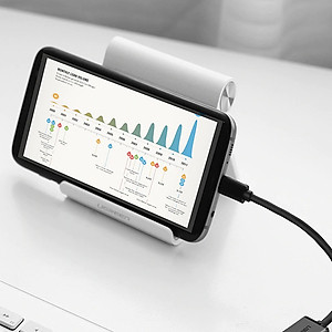 Cáp chuyển đổi USB 2.0 sang Micro USB OTG loại dẹt Ugreen 10821 - Hàng Chính Hãng