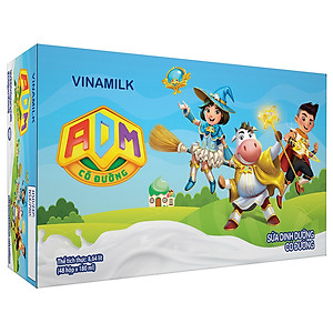 Thùng 48 Hộp sữa dinh dưỡng Vinamilk ADM Gold IQ có đường 180ml