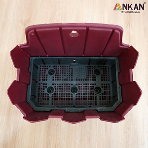 Chậu Nhựa Trồng Cây ANKAN Để Treo Ban Công, Treo Tường, Ngoài Trời, Sân Vườn, Kích Thước 24 x 19cm, Nhựa Cao Cấp