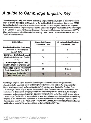 Cambridge English KEY - Key English Test 6 with Answers
