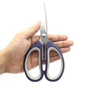 Kéo Văn Phòng Deli 6047 - Màu Xanh