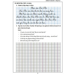 Đề Kiểm Tra Tiếng Việt 2 - Tập 1