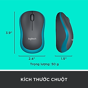 Combo chuột phím không dây Logitech MK275 - Hàng chính hãng