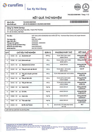 Mật ong rừng Hoa Nhãn Cổ Thụ - 100% mật ong chín Honimore 230g