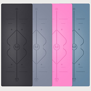 Thảm Yoga Cao Su Định Tuyến PU (Tặng kèm Túi đựng Thảm Và Dây Buộc Thảm)