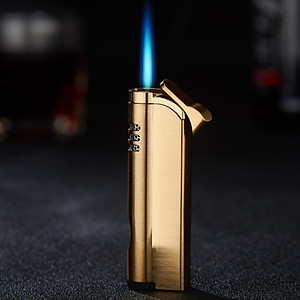 Vỏ Hột Quẹt Bật Lửa Khò 1 Tia Focus WF002 Đẹp Độc Lạ Lửa Khò Mạnh Mẽ - Dùng Gas Cao Cấp