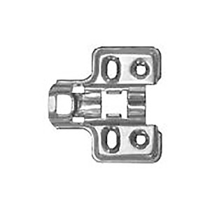 Bản lề giảm chấn Hafele Inox 304 lọt lòng - Cong nhiều - 315.06.752 + Đế bản lề