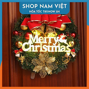 Đèn LED Chữ Merry Christmas Treo Cây Thông, Trang Trí Giáng Sinh, Noel - Chính Hãng NAVIVU