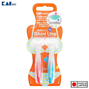 Set 02 chiếc dao cạo Bikini Line Razor lưỡi titanium 15cm - Hàng nội địa Nhật Bản |nhập khẩu chính hãng| |#Made in Japan|