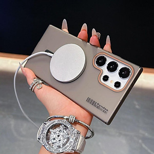 Ốp Lưng Ch Samsung Galaxy S25 Ultra / S24 Ultra / S23 Ultra / S22 Ultra / S21 Ultra Syndee Nhựa Cứng Mờ Siêu Mỏng Có Từ Tính